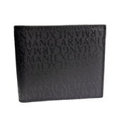ARMANI EXCHANGE WALLET 958097 CC831 32121 BLACK-BORDEAUX